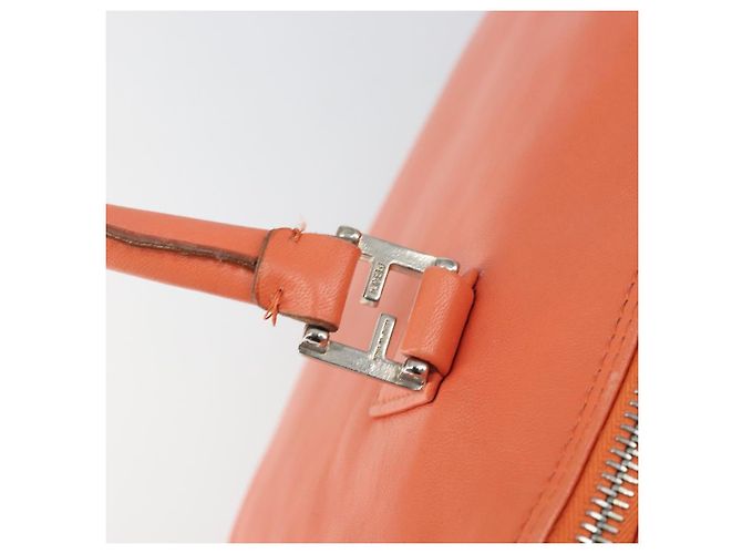 Bolso de mano FENDI de cuero rosa plata auténtico ti3638 - vista 10