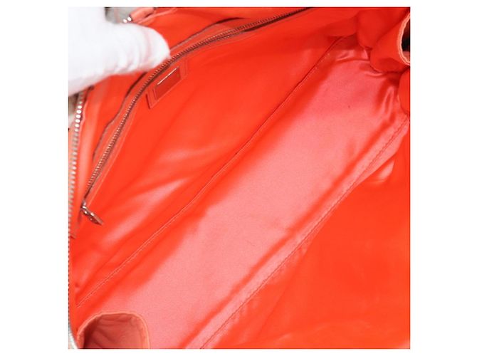 Bolso de mano FENDI de cuero rosa plata auténtico ti3638 - vista 11