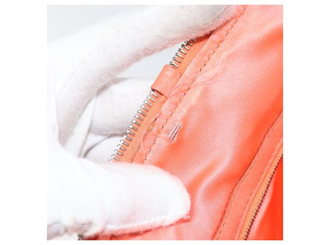 Bolso de mano FENDI de cuero rosa plata auténtico ti3638 - vista 12