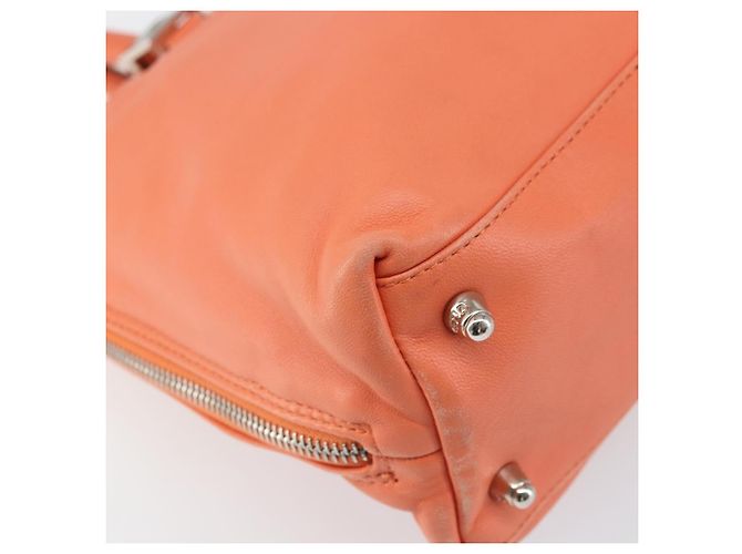 Bolso de mano FENDI de cuero rosa plata auténtico ti3638 - vista 15