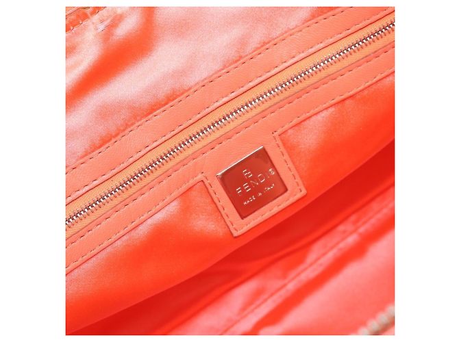 Bolso de mano FENDI de cuero rosa plata auténtico ti3638 - vista 19