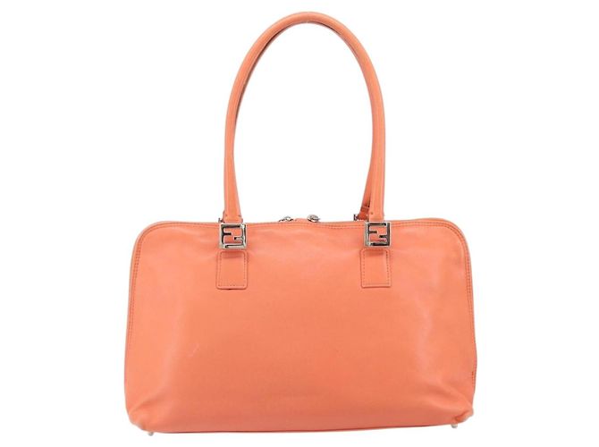 Bolso de mano FENDI de cuero rosa plata auténtico ti3638 - vista 2