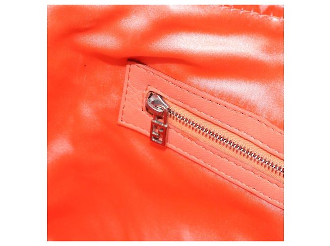 Bolso de mano FENDI de cuero rosa plata auténtico ti3638 - vista 22