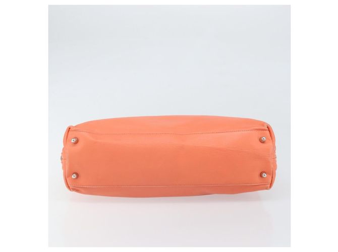 Bolso de mano FENDI de cuero rosa plata auténtico ti3638 - vista 5