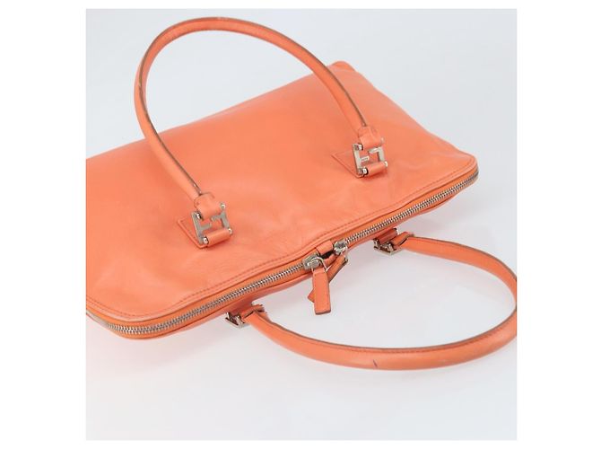 Bolso de mano FENDI de cuero rosa plata auténtico ti3638 - vista 6