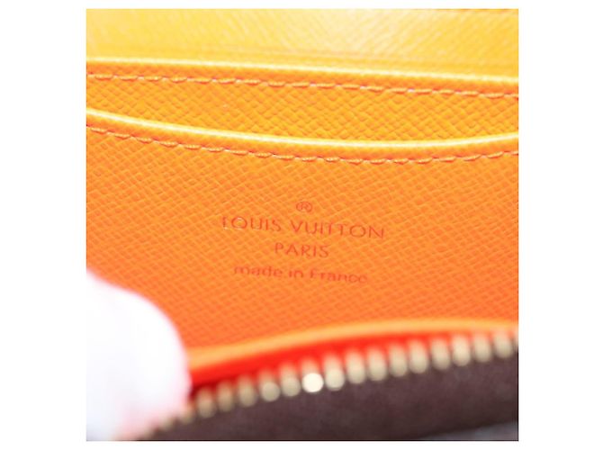 LOUIS VUITTON Monogram graffiti Zippy Coin Purse Naranja M93708 Auth am10766SAV - vista 17