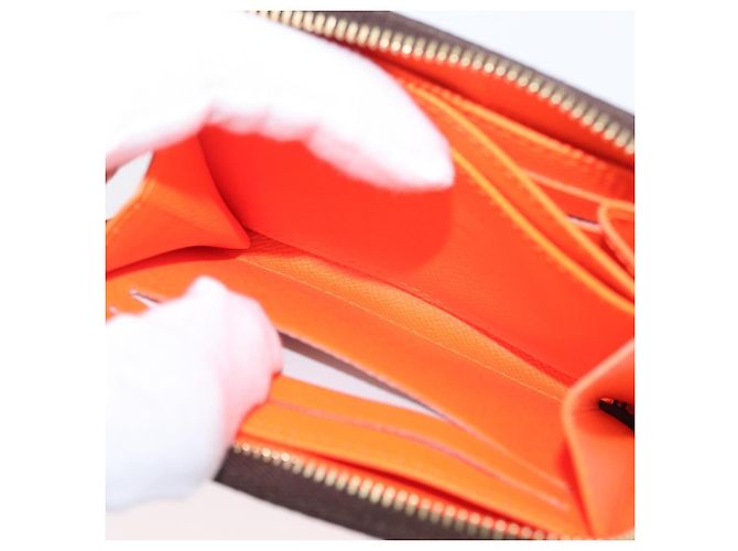 LOUIS VUITTON Monogram graffiti Zippy Coin Purse Naranja M93708 Auth am10766SAV - vista 19