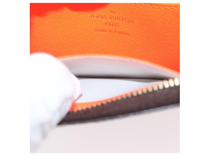 LOUIS VUITTON Monogram graffiti Zippy Coin Purse Naranja M93708 Auth am10766SAV - vista 22