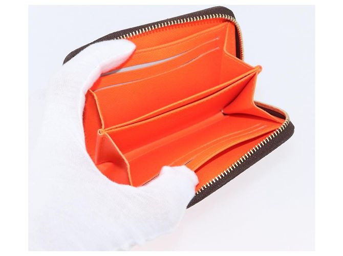 LOUIS VUITTON Monogram graffiti Zippy Coin Purse Naranja M93708 Auth am10766SAV - vista 9