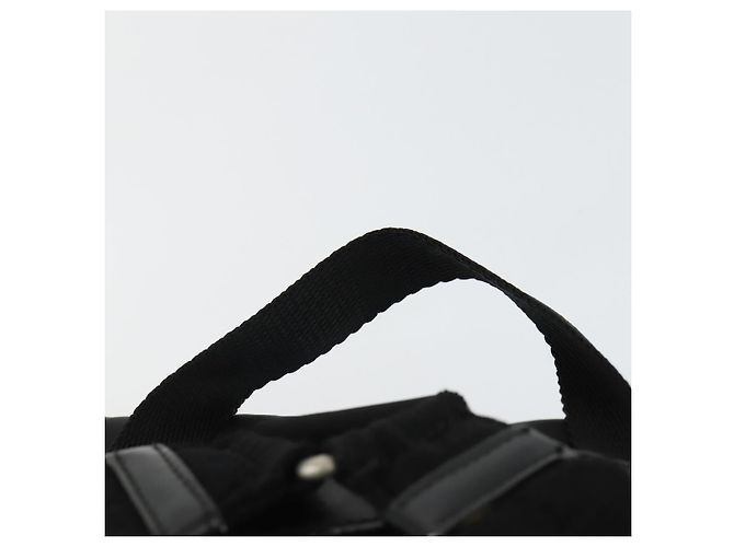 PRADA Backpack Nylon Black Silver Auth 171402 Silvery - view 14