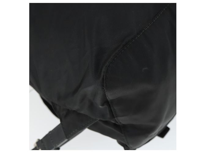 PRADA Backpack Nylon Black Silver Auth 171402 Silvery - view 19