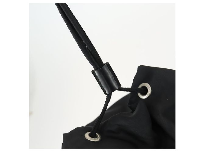PRADA Backpack Nylon Black Silver Auth 171402 Silvery - view 21