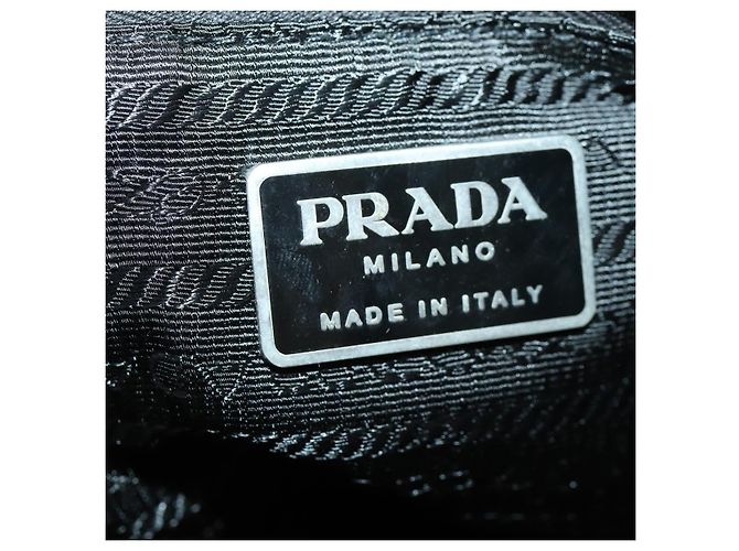 PRADA Backpack Nylon Black Silver Auth 171402 Silvery - view 25