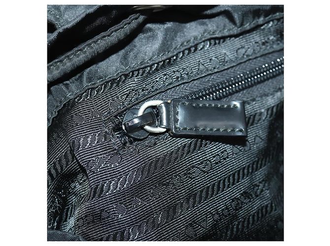 PRADA Backpack Nylon Black Silver Auth 171402 Silvery - view 26