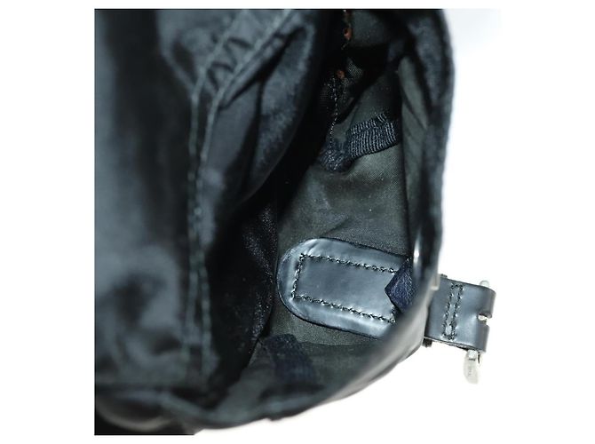 PRADA Backpack Nylon Black Silver Auth 171402 Silvery - view 29