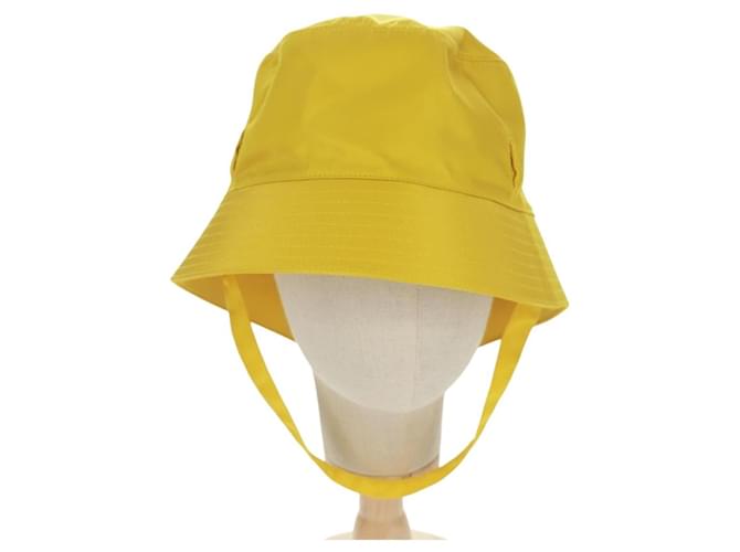 PRADA Hut Nylon Gelb Auth 172043M - Ansicht 13