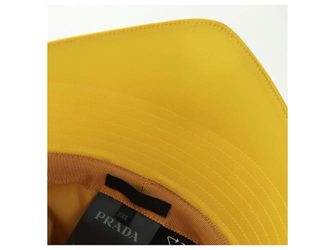 PRADA Hut Nylon Gelb Auth 172043M - Ansicht 19