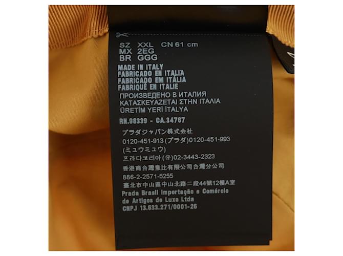 PRADA Hut Nylon Gelb Auth 172043M - Ansicht 21