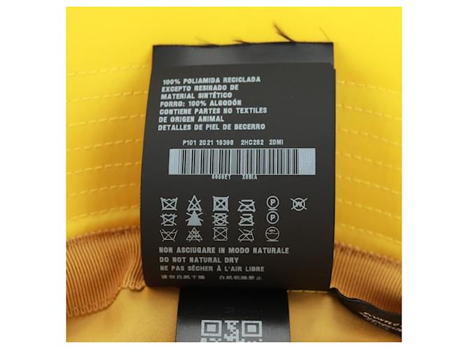 PRADA Hut Nylon Gelb Auth 172043M - Ansicht 22