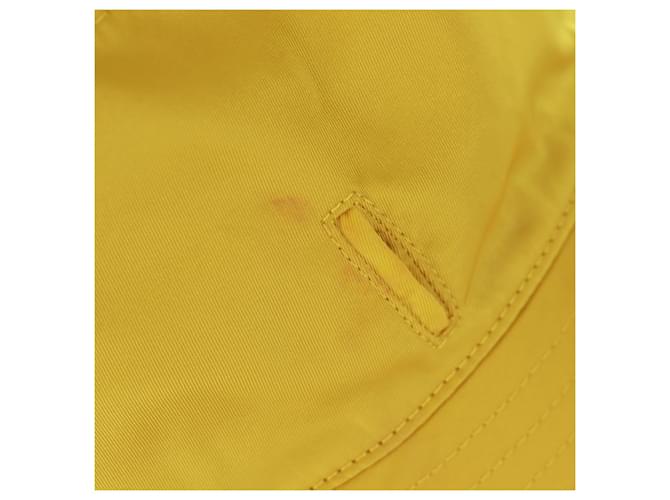 PRADA Hut Nylon Gelb Auth 172043M - Ansicht 5