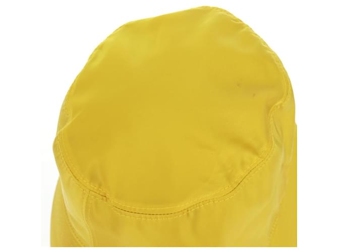 PRADA Hut Nylon Gelb Auth 172043M - Ansicht 7