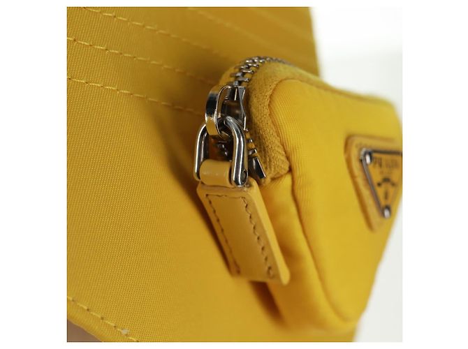 PRADA Hut Nylon Gelb Auth 172043M - Ansicht 9