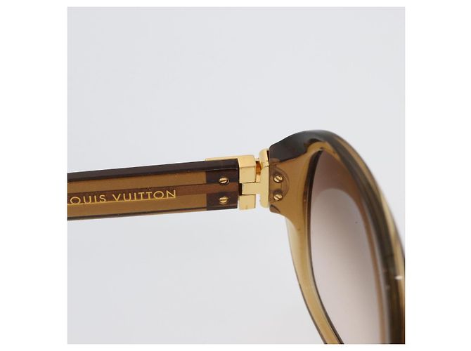 GAFAS DE SOL OVERSIZE SUPSON DE PLÁSTICO MARRÓN LOUIS VUITTON Z0132E LV Auth BA10709 Castaño - Ansicht 10