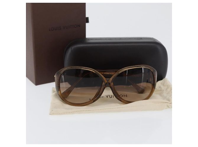 GAFAS DE SOL OVERSIZE SUPSON DE PLÁSTICO MARRÓN LOUIS VUITTON Z0132E LV Auth BA10709 Castaño - Ansicht 12