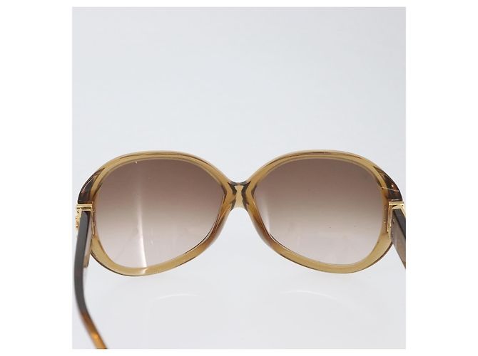 GAFAS DE SOL OVERSIZE SUPSON DE PLÁSTICO MARRÓN LOUIS VUITTON Z0132E LV Auth BA10709 Castaño - Ansicht 2