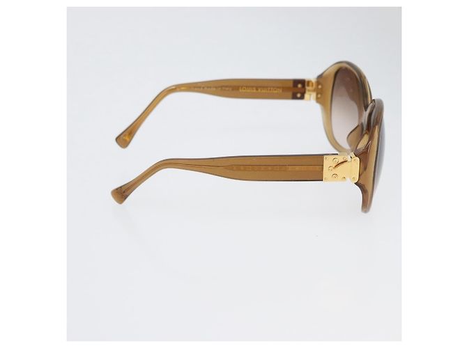 GAFAS DE SOL OVERSIZE SUPSON DE PLÁSTICO MARRÓN LOUIS VUITTON Z0132E LV Auth BA10709 Castaño - Ansicht 5