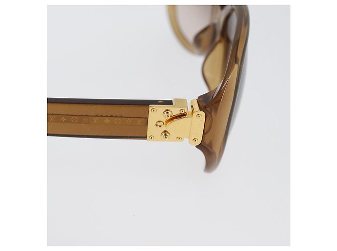 GAFAS DE SOL OVERSIZE SUPSON DE PLÁSTICO MARRÓN LOUIS VUITTON Z0132E LV Auth BA10709 Castaño - Ansicht 6
