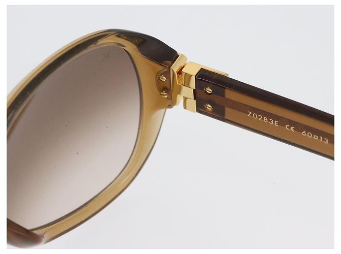 GAFAS DE SOL OVERSIZE SUPSON DE PLÁSTICO MARRÓN LOUIS VUITTON Z0132E LV Auth BA10709 Castaño - Ansicht 9