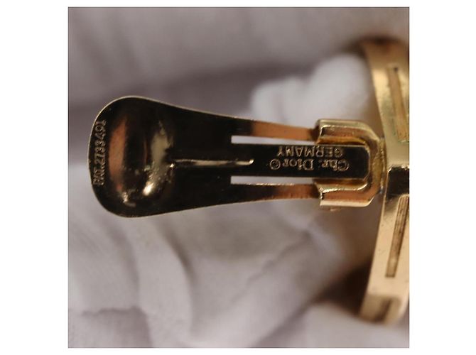 Ohrring Brosche Christian Dior aus Metall in Goldton Auth 169930V - Ansicht 16