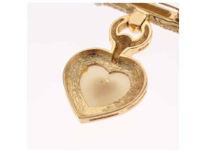 Ohrring Brosche Christian Dior aus Metall in Goldton Auth 169930V - Ansicht 8