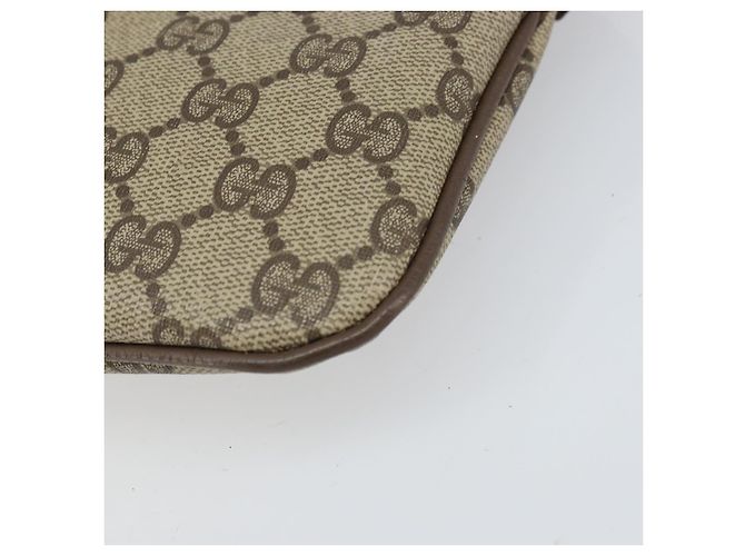 Borsa Sherry Line GG Supreme Web di GUCCI in PVC beige e oro 68 02 047 Auth 172006 D'oro - vista 11