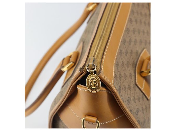 Gucci Borsa a mano Micro GG Supreme in PVC beige e oro 002 58 0219 Auth BA10396 D'oro - vista 14