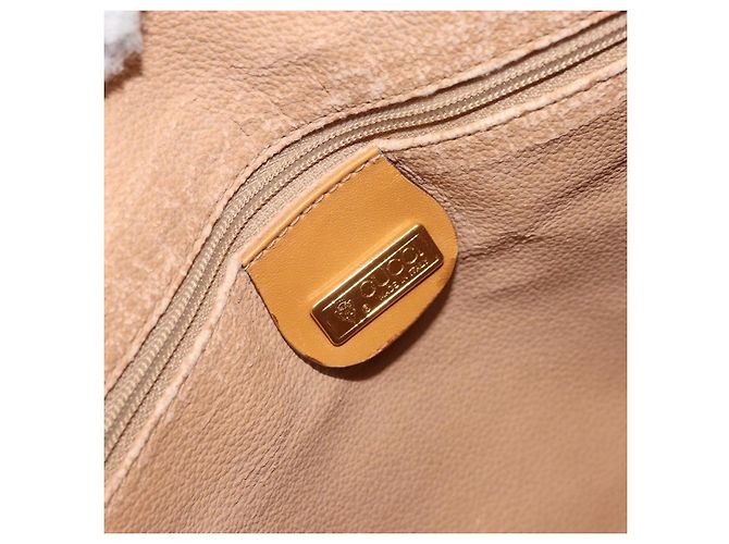 Gucci Borsa a mano Micro GG Supreme in PVC beige e oro 002 58 0219 Auth BA10396 D'oro - vista 15