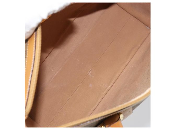 Gucci Borsa a mano Micro GG Supreme in PVC beige e oro 002 58 0219 Auth BA10396 D'oro - vista 16