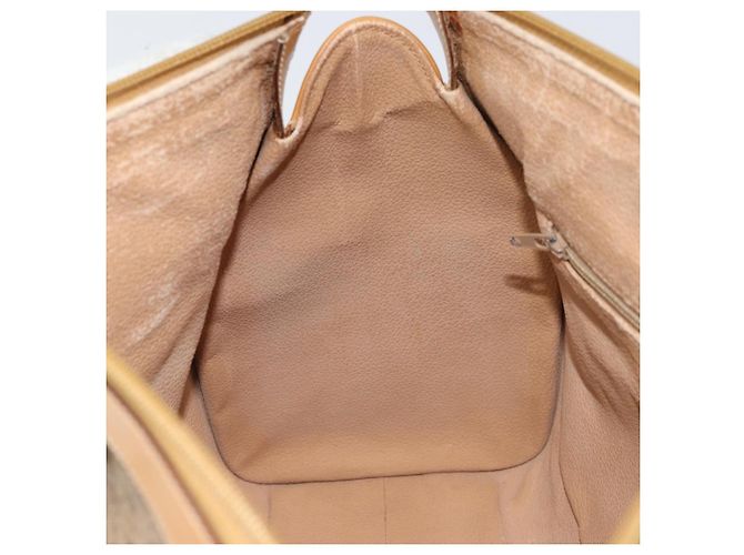 Gucci Borsa a mano Micro GG Supreme in PVC beige e oro 002 58 0219 Auth BA10396 D'oro - vista 18