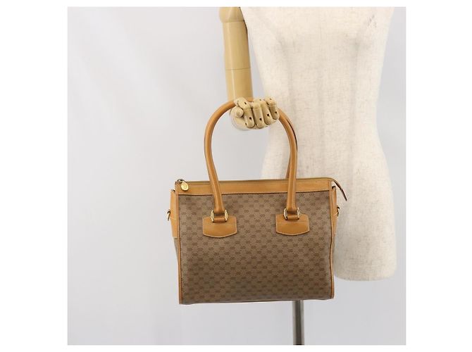 Gucci Borsa a mano Micro GG Supreme in PVC beige e oro 002 58 0219 Auth BA10396 D'oro - vista 22