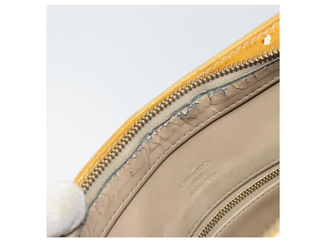 LOUIS VUITTON Borsa a Mano Houston Monogram Vernis Beige M91004 LV Auth 171560 - vista 10
