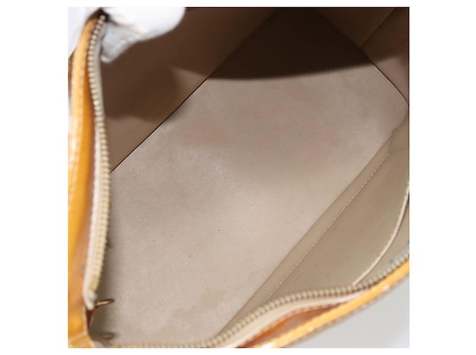 LOUIS VUITTON Borsa a Mano Houston Monogram Vernis Beige M91004 LV Auth 171560 - vista 11