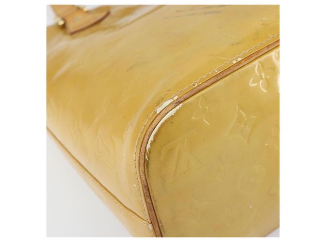 LOUIS VUITTON Borsa a Mano Houston Monogram Vernis Beige M91004 LV Auth 171560 - vista 18