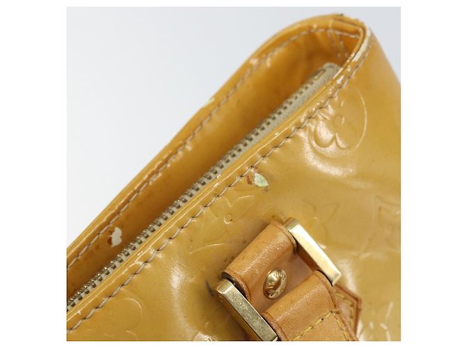 LOUIS VUITTON Borsa a Mano Houston Monogram Vernis Beige M91004 LV Auth 171560 - vista 19