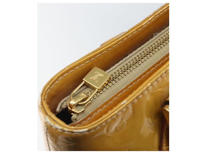 LOUIS VUITTON Borsa a Mano Houston Monogram Vernis Beige M91004 LV Auth 171560 - vista 20