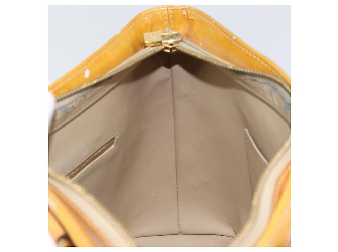 LOUIS VUITTON Borsa a Mano Houston Monogram Vernis Beige M91004 LV Auth 171560 - vista 22