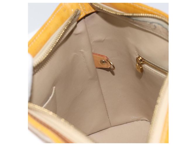 LOUIS VUITTON Borsa a Mano Houston Monogram Vernis Beige M91004 LV Auth 171560 - vista 23