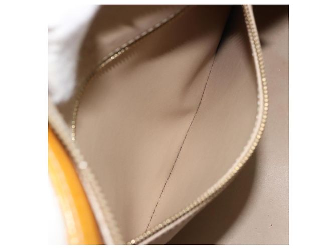 LOUIS VUITTON Borsa a Mano Houston Monogram Vernis Beige M91004 LV Auth 171560 - vista 25