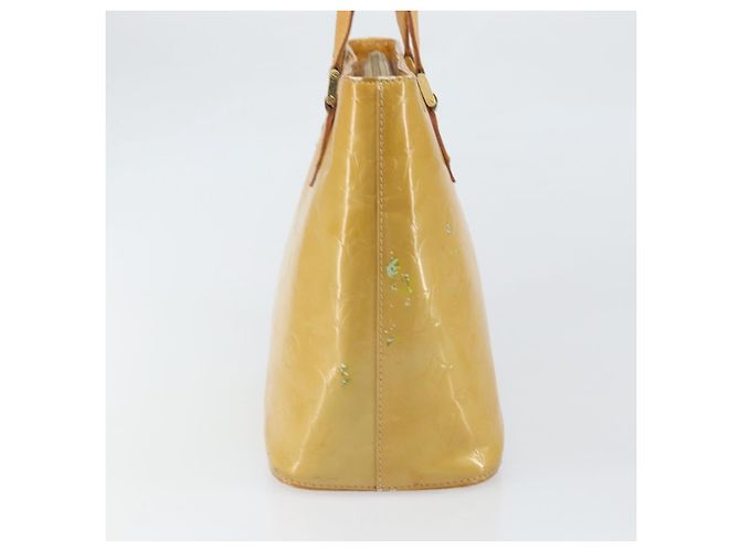 LOUIS VUITTON Borsa a Mano Houston Monogram Vernis Beige M91004 LV Auth 171560 - vista 4