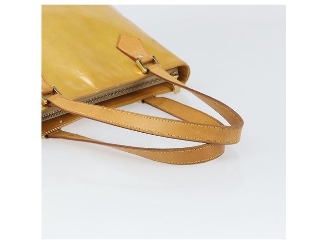 LOUIS VUITTON Borsa a Mano Houston Monogram Vernis Beige M91004 LV Auth 171560 - vista 7